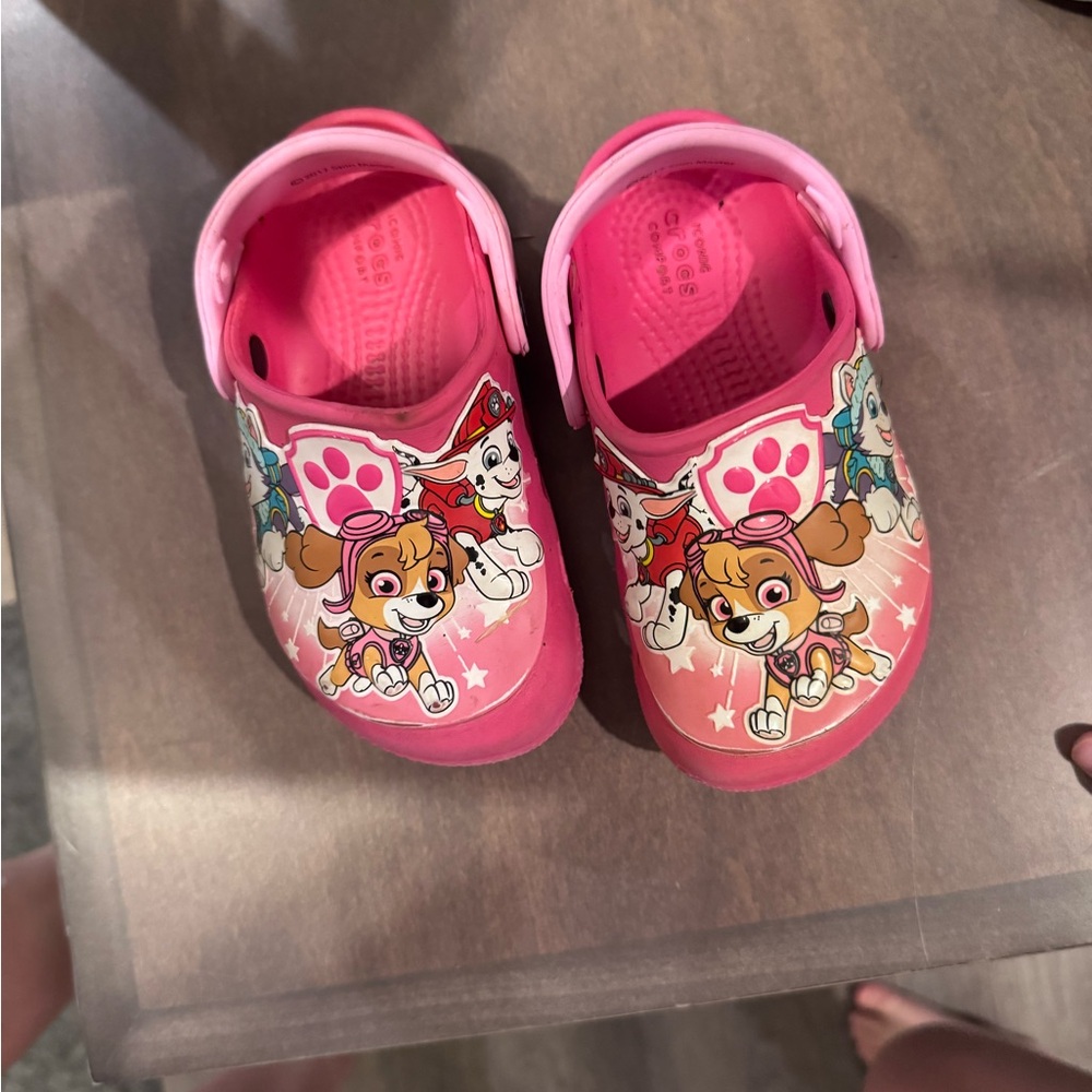 Paw Patrol Pink Crocs